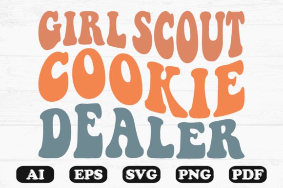Girl Scout Cookie Dealer Retro SVG Review