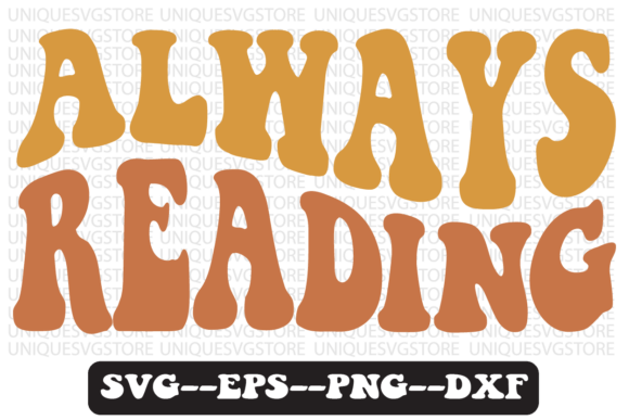 Reading Groovy Retro Svg Design