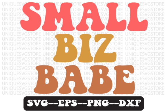 Small Biz Babe Groovy Retro Svg Design Review