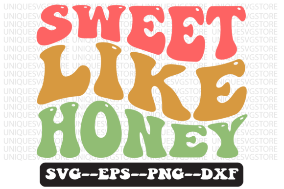 Sweet Like Honey Groovy Retro Svg Design Review
