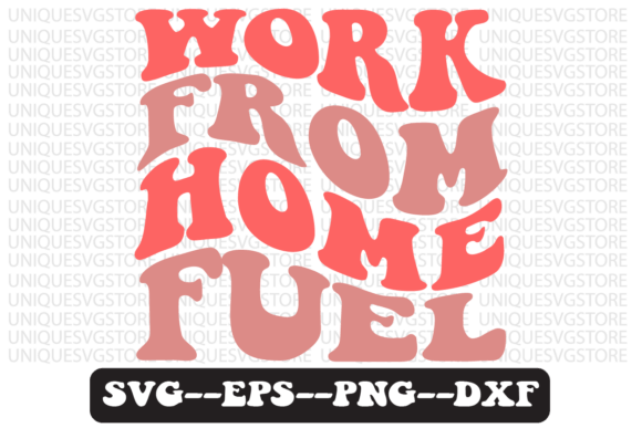 Work from Home Fuel Retro Svg Design Review